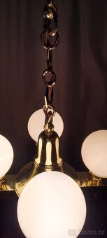 Měšťanský čtyřramenný lustr - 18