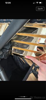 Kočárek kunert 3v1 s příslušenstvím zlatý - 18