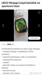 Lego Ninjago Shadow Maxi školní aktovka 2dílný set - 18