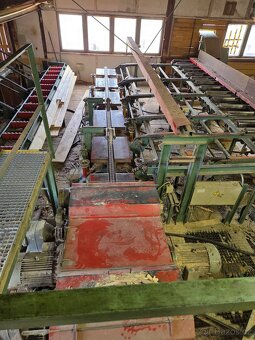 katr dřevo 40-50m3/den linka G710+G560 pořez rámová pila - 18