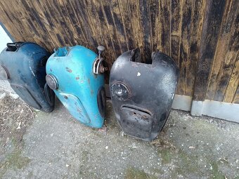 Boční stojan Kastlik nádrž nosič krýt řetězu IŽ49 IŽ350 DKW - 18