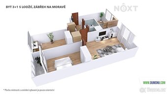 Pronájem byt 3+1, 67㎡ - 18