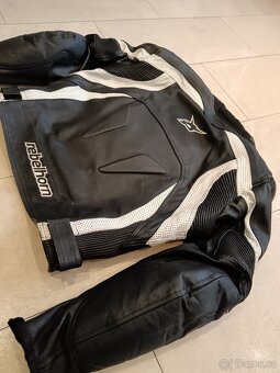 Rebelhorn-Pánská kožená moto kombinéza, dvoudílná - 18