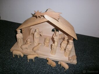 Ručně vyřezávaný český betlém 14a3 - 18