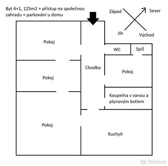 Pronájem 4+1, 125m2(zahr.)(Staré Město, nám. Štefánikovo) - 18