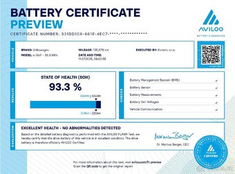 Volkswagen e-Golf, 36kWh,SoH 93%,CCS,NAVI, s DPH 349 000,- - 18