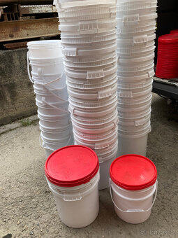 Sud soudek plastový s víkem obsah 35 - 50 litrů za 100 kč - 18