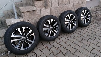 Alu kola 5x100 r15 originál vw polo letní pneu - 18