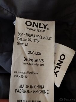 Dámský vlněný kabát/ bunda, velikost M - 18