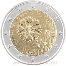 2€ Estonsko 2025 - 500. výročie tlačeného textu v estónčine - 18