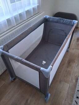 Cestovní postýlka Kinderkraft joy Blue s příslušenstvím - 18