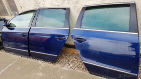 vw passat B6 kapota LB5M OK, dveře LB5M modrostř. - 18