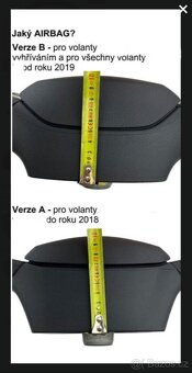 Kožený volant Škoda 3 ramenný do 2019- Octavia Superb Yeti - 18