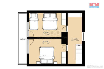 Prodej chaty, 77 m², Němětice - 18