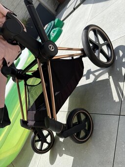 Prodám kočárek Cybex Priam – Simply Flowers Light Pink, - 18