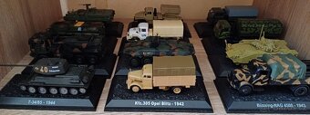 modely bojové techniky, letadel, vrtulníků - 18