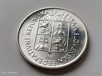 10x stříbrná pamětní mince Československo - 18