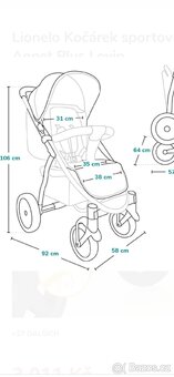 Dětský kočárek lionelo sportovní (sporťák) - 18