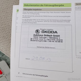 ŠKODA OCTAVIA 3. RS 2,0 TDI Servisní kniha - 18