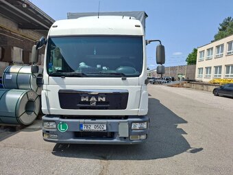 MAN TGL 12 250 rok. 2012 euro5. Valník plachta.18palet - 18