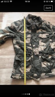 Dámské bundy H&M - hnědá a maskáčová - 18