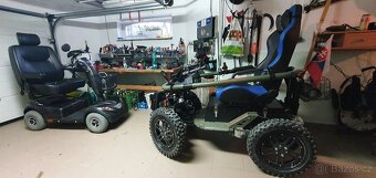 Terénny vozik 4x4 rýchlosť 12Km/h dojazd 70Km - 18