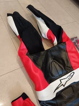 Alpinestars Motegi V3-Pánská kožená moto kombinéza, jednodíl - 18