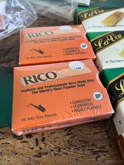 Predám vintage plátky na alt saxofón rico 70/80 roky - 18