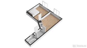 Pronájem bytu 2+kk, 42 m², Praha 8 – Kobylisy, ul. Čimická. - 18