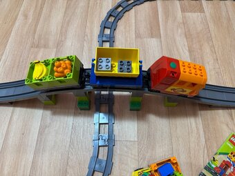 LEGO DUPLO 10508 - nákladní vlek DELUXE kompletní TOP STAV - 18