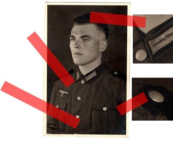 Fotografie vojáků Wehrmacht / Luftwaffe originál WH LW - 18