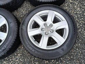 Pěkná zimní orig alu kola Audi A6, Kumho 225/60/17 vzorek 7m - 18