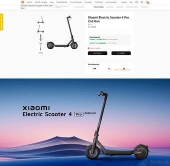 Xiaomi Scooter 4 Pro 2 Gen nová elektrokoloběžka až 35 km/h - 18