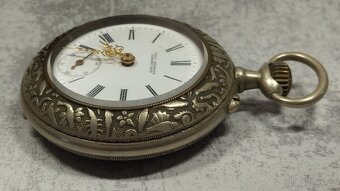 Staré kapesní pánské hodinky Emil Bribach se živočíchy - 18