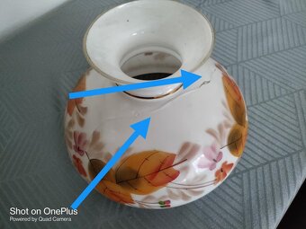 MALACHITOVÁ STAROŽITNÁ  PETROLEJOVÁ LAMPA VYSOKÁ 50.CM - 18