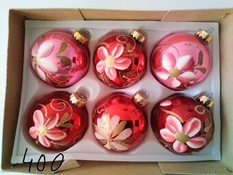 Vánoční, staré ozdoby, baňky - 18