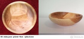 Dřevěné misky -krásný a praktický dárek - 18