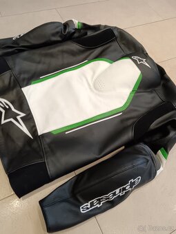 Alpinestars Motegi V2-Pánská kožená moto kombinéza, dvoudíl - 18