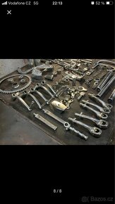 Jawa 50 pionyr mustang 550 555 05 20 21 23 zinkové Dily - 18