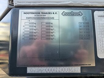 Podvalník Nooteboom Osds-58-04V / 2023 - 18