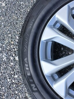 Pěkná orig alu kola Nissan Qashqai 225/65/17" - 18