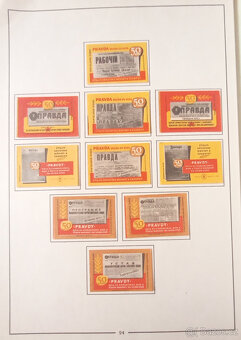 Album 363 zápalkových nálepek Slovensko 1961–1963 - 18