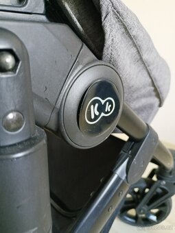 Kinderkraft Prime Lite šedý 2v1 2020 + příslušenství - 18