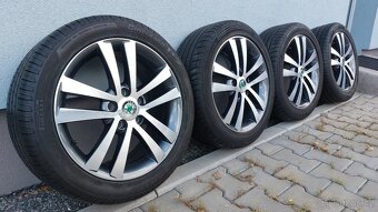 Alu kola 5x112 r17 CYGNUS originál Škoda Octavia II - 18