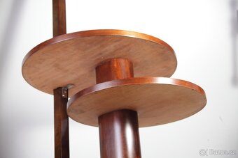 Art Deco Podlahová Lampa Kořenice Ořech - 18