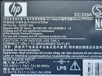 Adaptéry pro NB Acer, HP, Asus, Samsung, FS viz text - 18