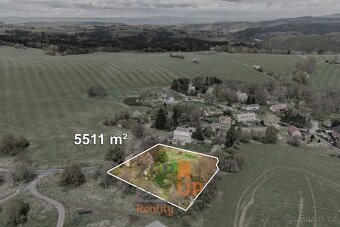 Prodej pozemku 5511 m2 s budovou 176 m2 - Nová Ves - Louka - 18