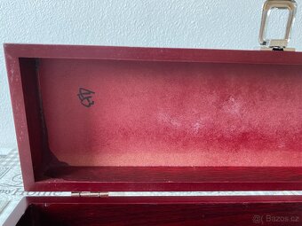 Nový dřevěný box na víno s příslušenstvím - 18