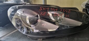 VW golf VI. karoserie + dveře +díly z jiného vozu černá met - 18