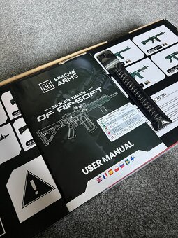 Airsoft M4 AEG + baterie, zásobníky, red dot – komplet SET - 18